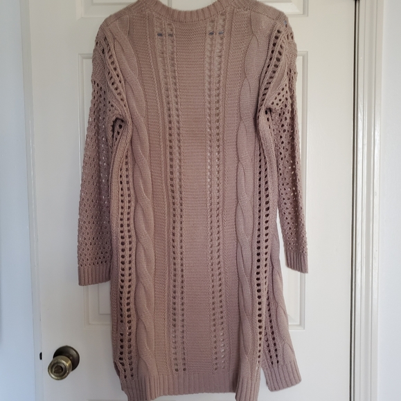 Beige duster sweater - Picture 3 of 5